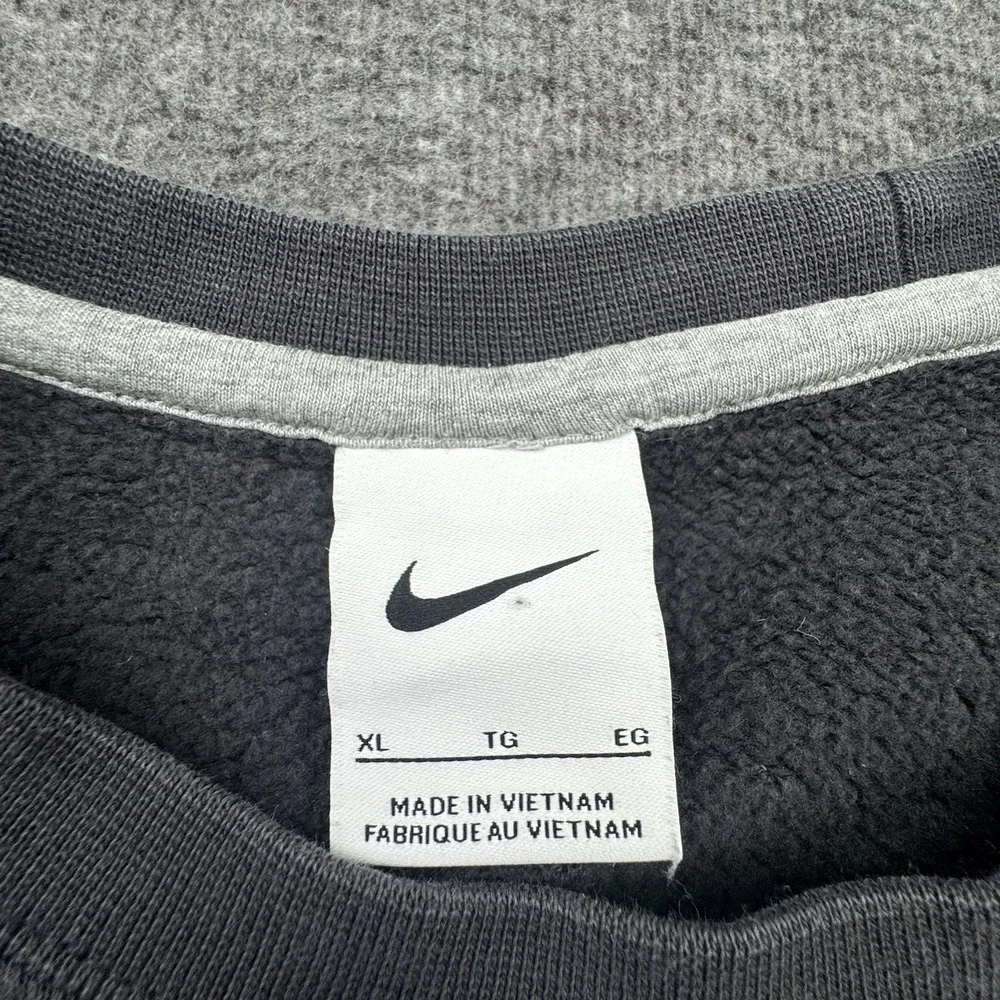 Nike Baylor Bears Sweatshirt Mens Sz XL Gray Nike Club Fleece Crew Pullover NCAA